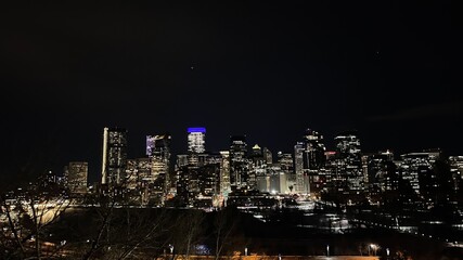 night city skyline calgary