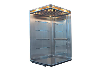 Newly manufactured empty elevator cabin © Kybele
