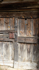 old wooden door