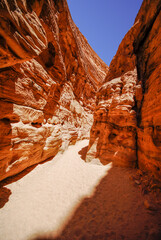 Canyon in Sinai desert, Egypt.