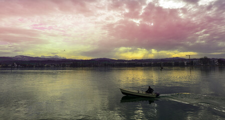 Naklejka premium Bodenseeufer Arbon-Schweiz 