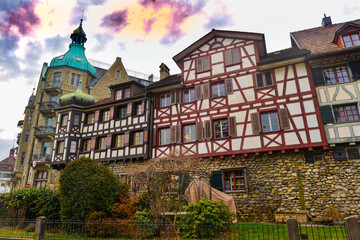 Fototapeta na wymiar Altstadt Arbon im Kanton Thurgau / Schweiz