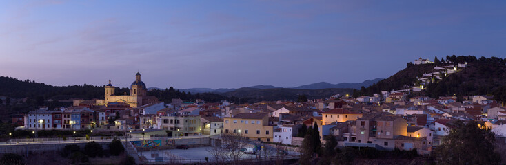 Vista general de la población de Sot de Ferrer, en la provincia de Castellón. Coumnidad...