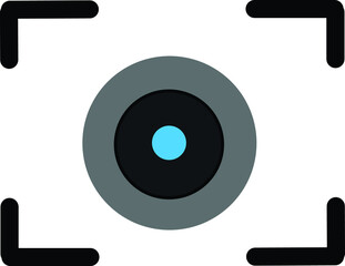 Illustration Design Camera Logo for Using Application Making