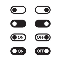 On off icon. Switch button. Vector illustration.