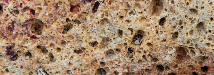 mineral stone on a wooden board