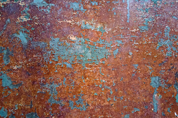 Isolated rust on surface of old mechanism for create graphic design background