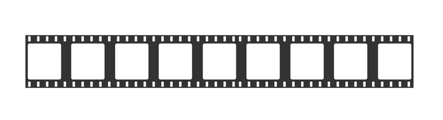 Cinema strip templates. Negative and strip, media filmstrip. Film roll, film 35mm, slide film set frame