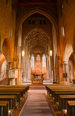 Fototapeta premium Innenansicht Kilianskirche (Heilbronn)