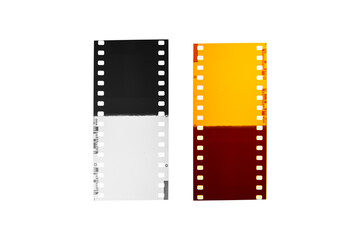 (35 mm.) film collections frame.With white space.film camera.	
