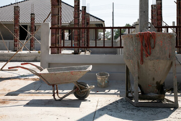 Home structures being constructed of steel and concrete