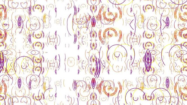 Abstract animation. Dynamic futuristic shapes for graphic design. VJ loops for live visuals.