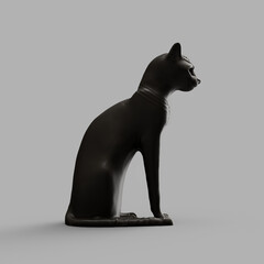 Gayer-Anderson Cat, cat-goddess Bastet, statue sculpture 