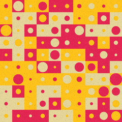 Abstract Geometric Pattern generative computational art illustration