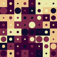 Abstract Geometric Pattern generative computational art illustration