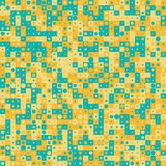 Abstract Geometric Pattern generative computational art illustration
