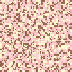 Fototapeta premium Abstract Geometric Pattern generative computational art illustration