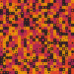 Abstract Geometric Pattern generative computational art illustration