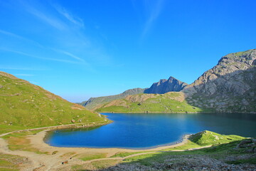 Snowdonia National Park in the summer sun