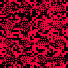 Abstract Geometric Pattern generative computational art illustration