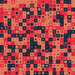 Abstract Geometric Pattern generative computational art illustration