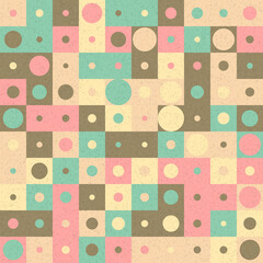 Abstract Geometric Pattern generative computational art illustration