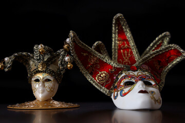 Traditional venice carnival mask from Italy