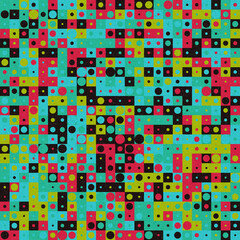 Abstract Geometric Pattern generative computational art illustration