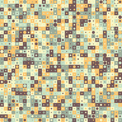 Fototapeta premium Abstract Geometric Pattern generative computational art illustration