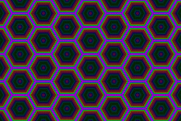 Abstract background with colorful hexagonal patterns