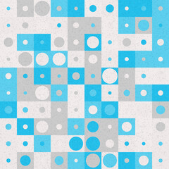 Abstract Geometric Pattern generative computational art illustration