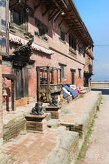 Fototapeta na wymiar Bagh Bairab Temple, Kirtipur, Nepal