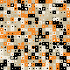 Abstract Geometric Pattern generative computational art illustration