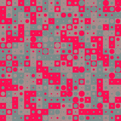 Abstract Geometric Pattern generative computational art illustration