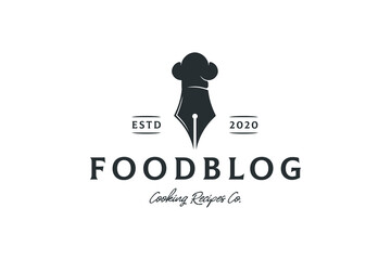 Food Recipes Blog Logo Template