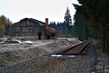 Repair of the Polish railway line No. 311 (from Szklarska Poręba to Poland's border with the Czech Republic) In November 2009.
