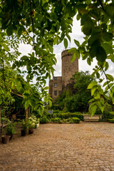 Panoramic view of the Pyrmont Castle, Germany.