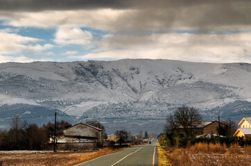 landscape in the morning