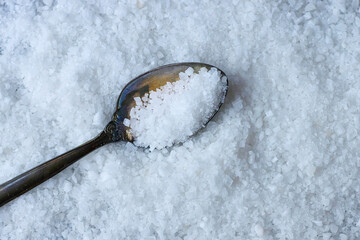 salt in spoon