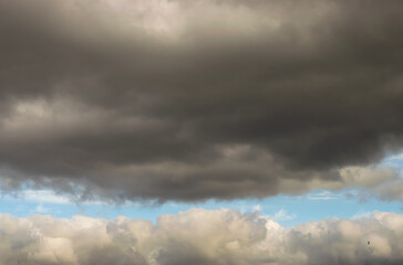 grey and blue clouds sky
