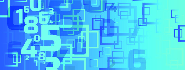 abstract background with numbers	