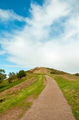 Malvern hills landscape in the summertime.