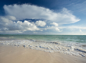 Fototapeta na wymiar Punta Cana Seascape in Dominican Republic.