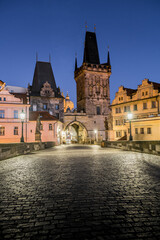Fototapeta na wymiar Praha - Malostranská mostecká věž