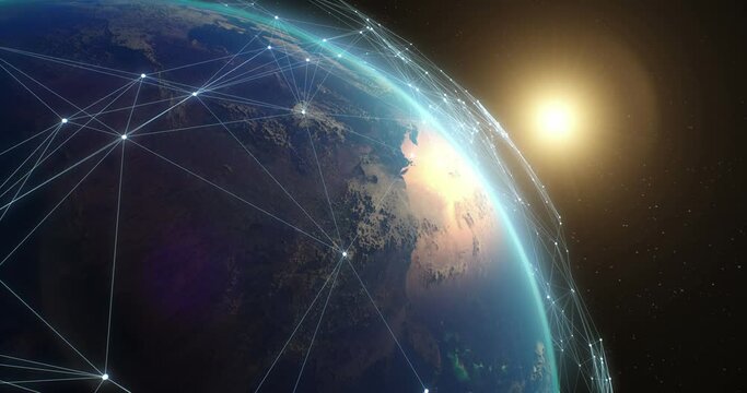 Modern network connections over Earth