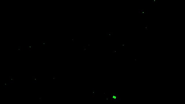 細かく砕け散る背景　CG　アニメーション　モーショングラフィックス