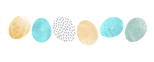 eggs on white background