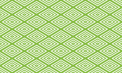 和柄素材　入子菱　シームレスパターン　背景素材　抹茶色