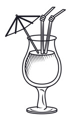 cocktail with umbrella