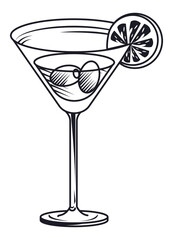 cocktail with orange